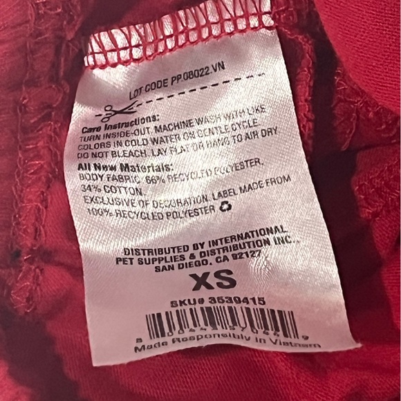 XS “Head of Security” Red Dog Shirt - Picture 4 of 4